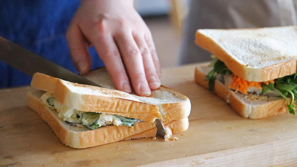 具だくさんホットサンド レシピ