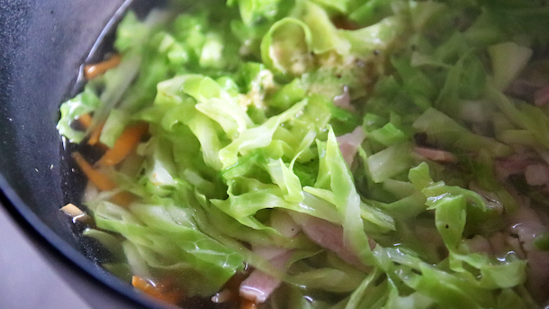 千切り野菜のスープ レシピ