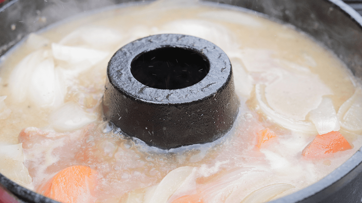 豚肉のビール煮＆コンソメ野菜スープ