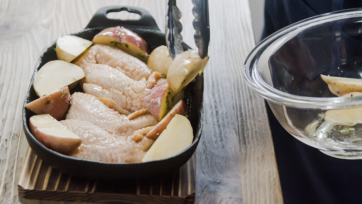 焼き焼きグリルレシピ 手羽先の甘辛煮