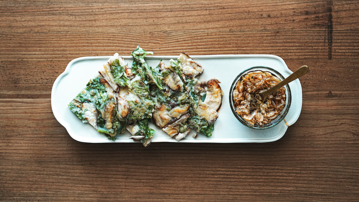 チヂミレシピ　米粉