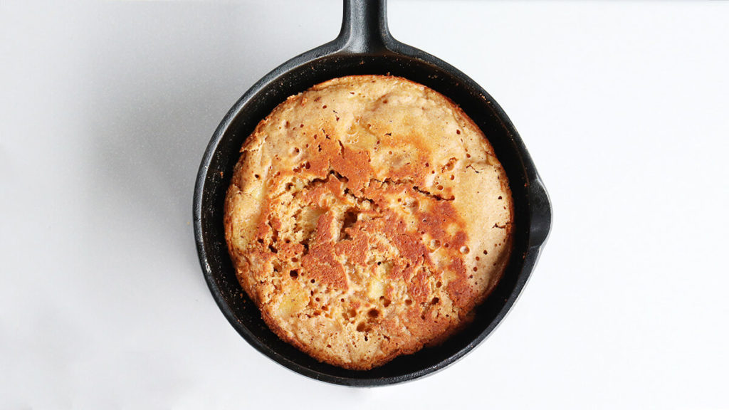 フライパン　アップルジンジャーケーキ