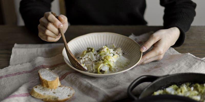 手羽先と白菜と押麦のクリーム煮 レシピ