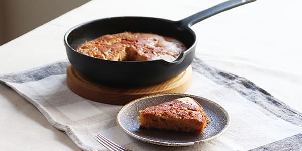 フライパン　アップルジンジャーケーキ