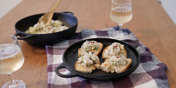 新じゃがいものブルーチーズサラダ