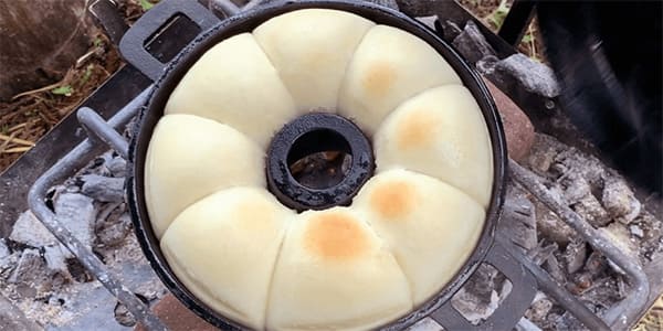 鍋焼き白パン　アウトドア