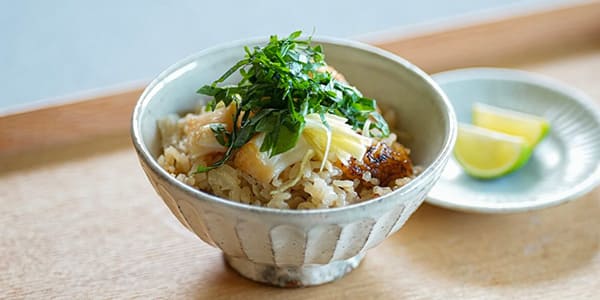 ホタテの炊き込みご飯