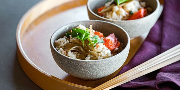 鮭と舞茸の炊き込みご飯