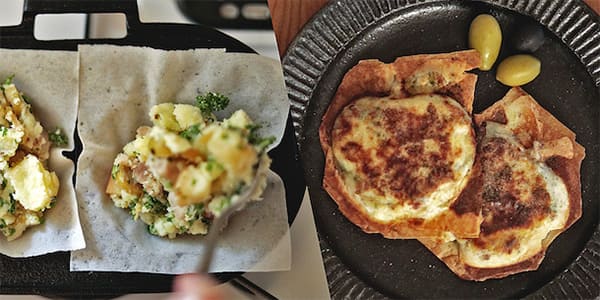 新じゃがいもとりんごの包み焼き