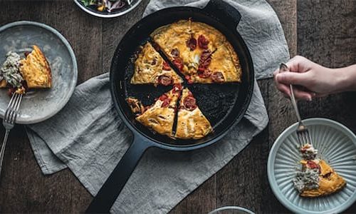 トマトオムレツ　レシピ