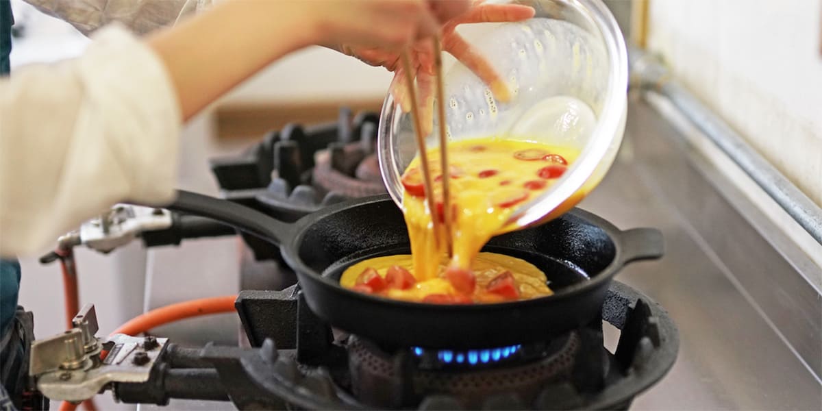 トマトオムレツ レシピ