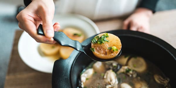 大根と牡蠣の炊いたん　レシピ