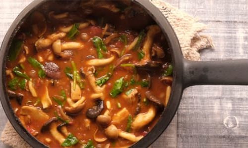 きのこたっぷりヴィーガンカレー