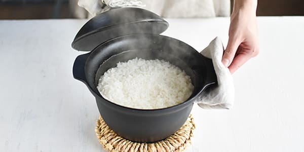 釜炊きごはんの炊き方