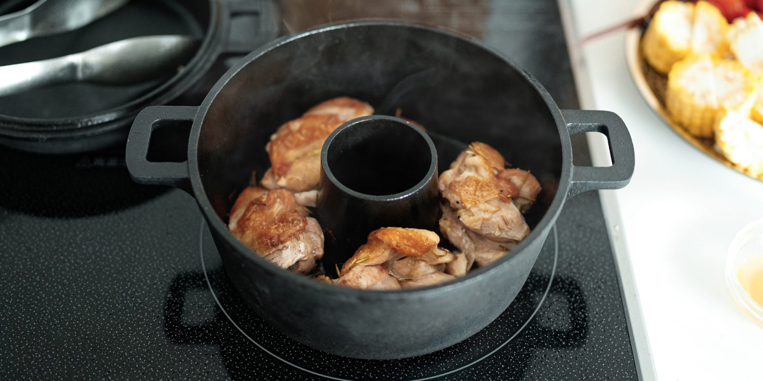 鶏肉と野菜の白ワイン蒸し　レシピ