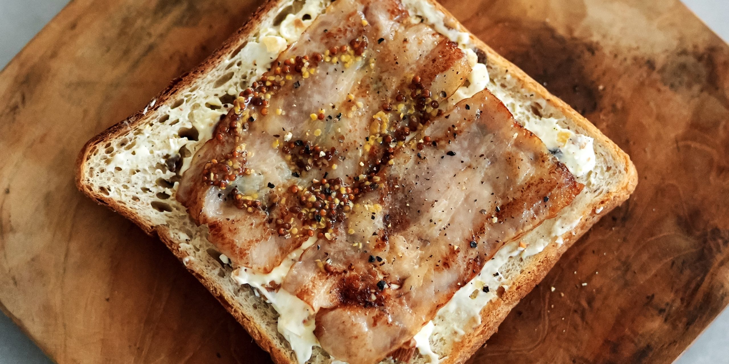 焼きりんごとベーコンのサンドイッチ　レシピ