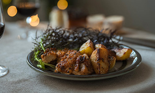 ハーブスパイスチキンとポテト　レシピ