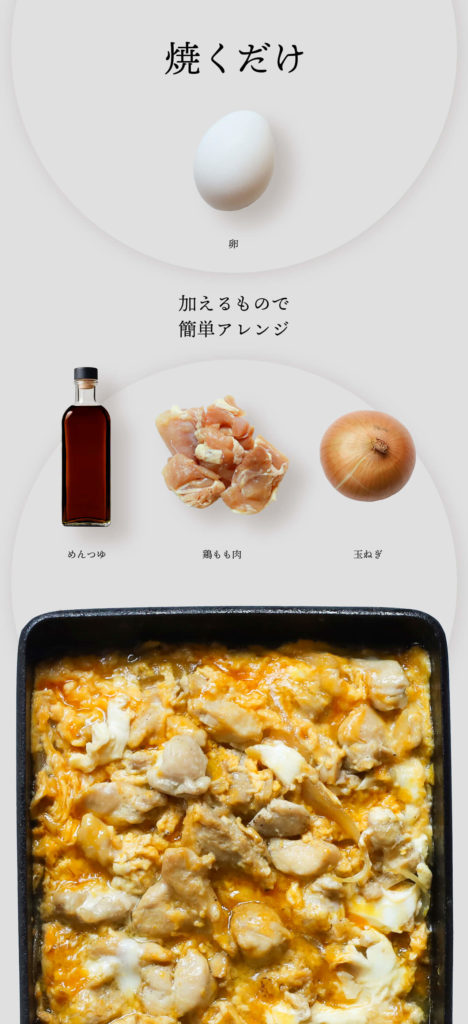 一人暮らし簡単レシピ　フライパン　親子丼