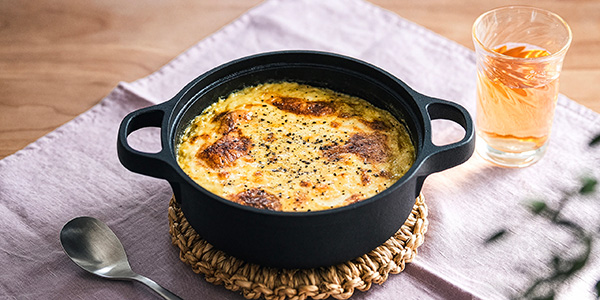 キャベツと桜えびのカレードリア　レシピ