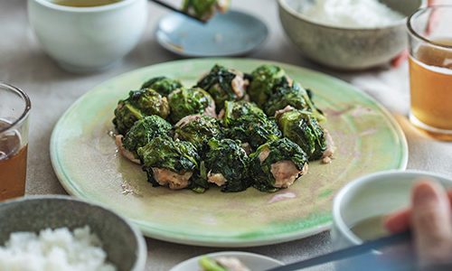 海老と鶏肉のレタス焼売（シュウマイ）　レシピ