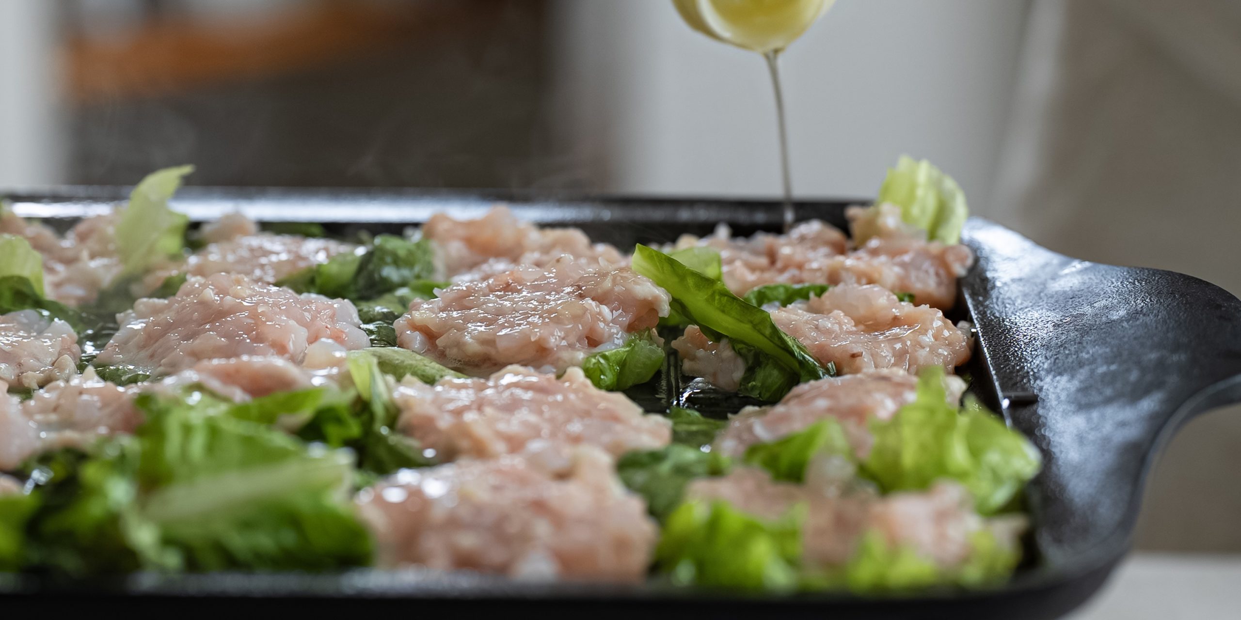 海老と鶏肉のレタス焼売(シュウマイ) レシピ