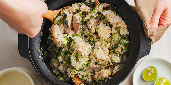 鰹の炊き込みご飯レシピ
